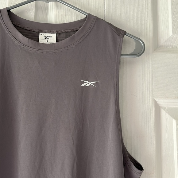 Gray Reebok Workout Muscle Tank - Picture 3 of 5